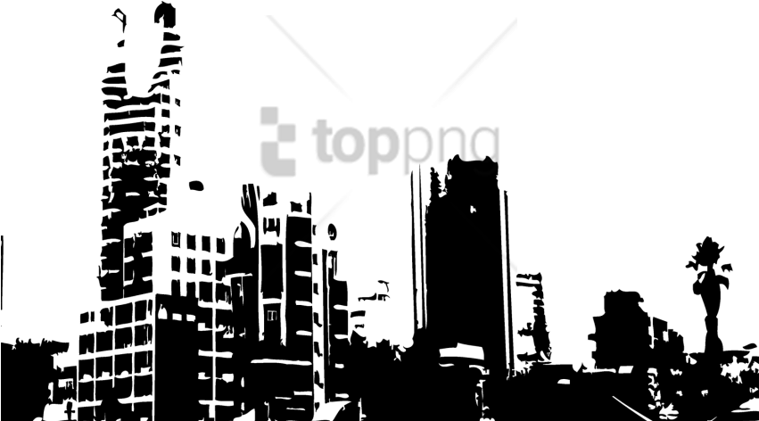 Free Png City Png Png Image With Transparent Background - City (850x601), Png Download
