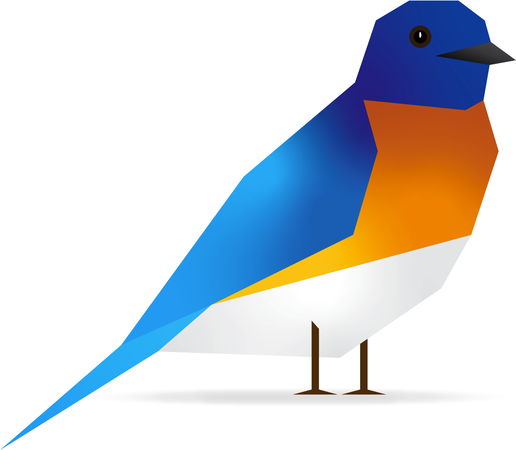 Bluebird Tech Solutions Helping Others Fly With Their - Mountain Bluebird (1766x1495), Png Download