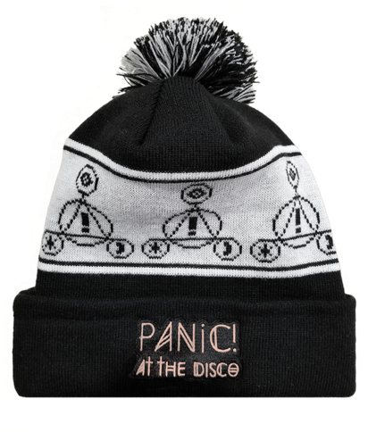 Winter Pom Beanie - Panic At The Disco Merch Beanie (600x600), Png Download