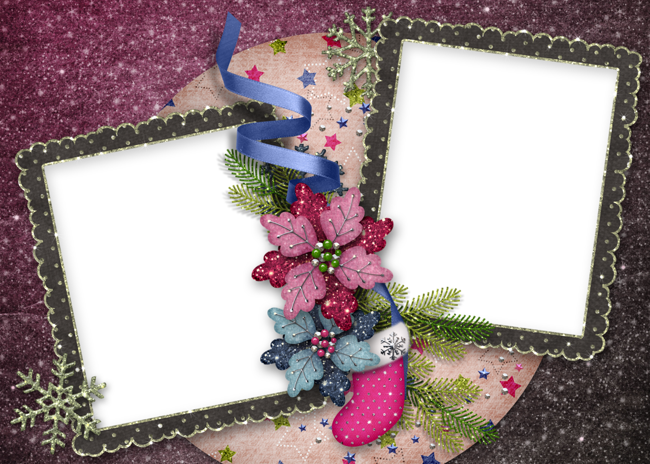 B *✿*winter Cheer - Picture Frame (1280x914), Png Download