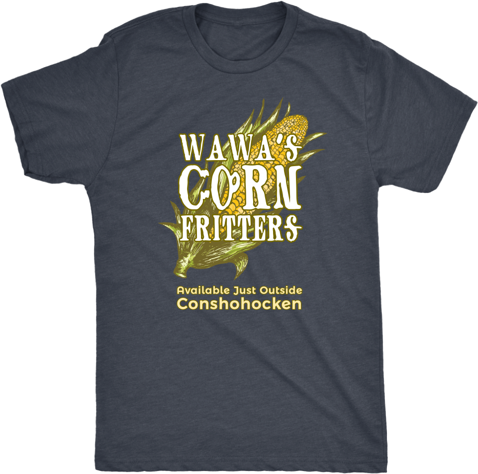 Conshy Corn Fritters Mens Triblend T-shirt - Active Shirt (1024x1024), Png Download