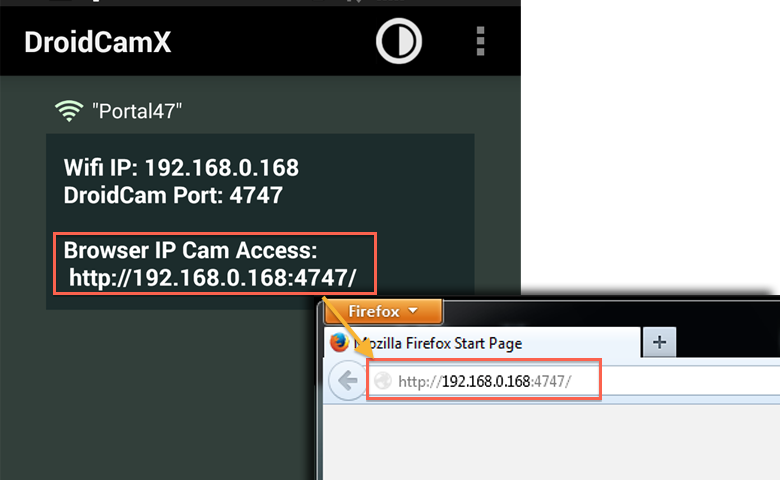 To Use The “ip Cam” Feature You Normally Don't Need - Droidcam Connection Lost R (780x480), Png Download