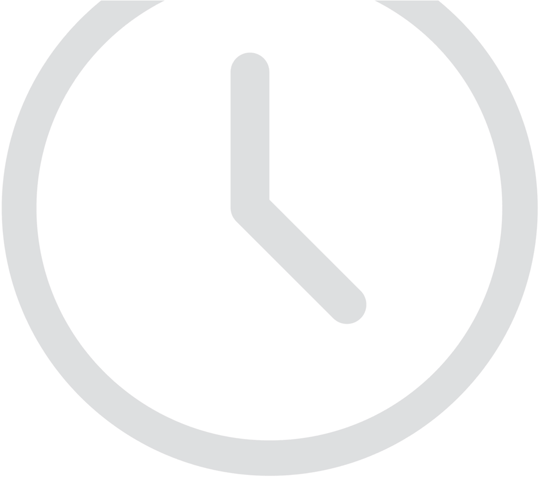 Clock Logo - Circle (1265x1024), Png Download