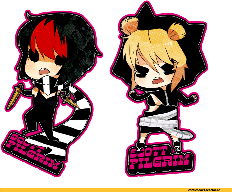 Scott Pilgrim Vs The World (800x688), Png Download