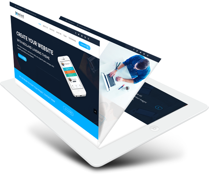 Wizard Infotech Is Professional In The World Of Design, - Tablet Computer (671x560), Png Download
