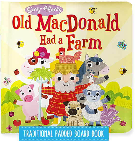 Little Hippo Books Old Macdonald Had A Farm Children's - Cartoon (715x720), Png Download