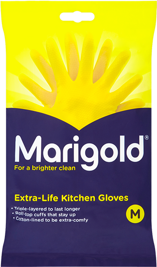 Kitchen Kitchen - Marigold Extra Life Kitchen Gloves (600x600), Png Download