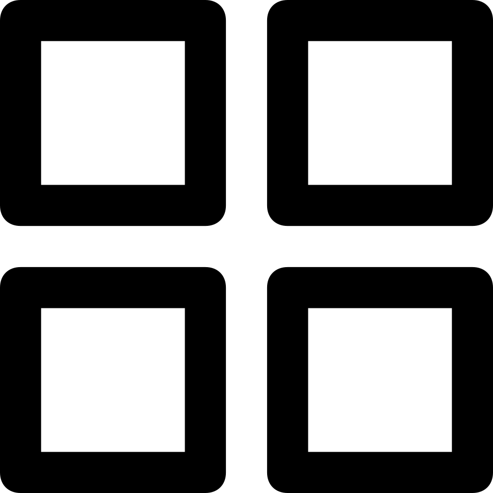 Png File Svg - Four Squares Png Icon (980x980), Png Download