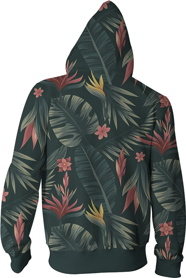 Studio Ghibli And Alice In Wonderland Zip Up Hoodie - Hoodie (1024x1024), Png Download