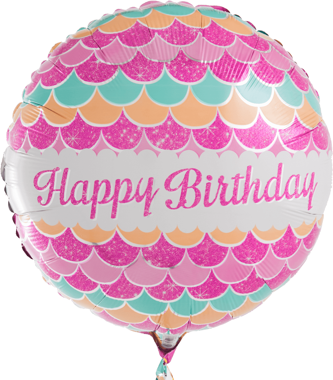 Pretty Pink Sparkle Birthday - Balloon (1400x1400), Png Download