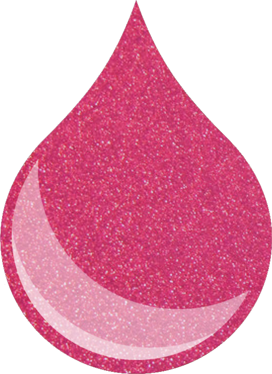 Hot Pink Glitter - Illustration (530x728), Png Download