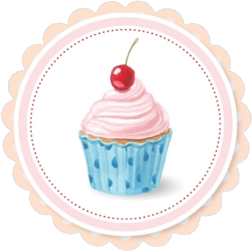 #cupcake #cupcakes #kawaii #kitten #pink #pastel #cute - Water Color Cupcake Png (1024x1068), Png Download