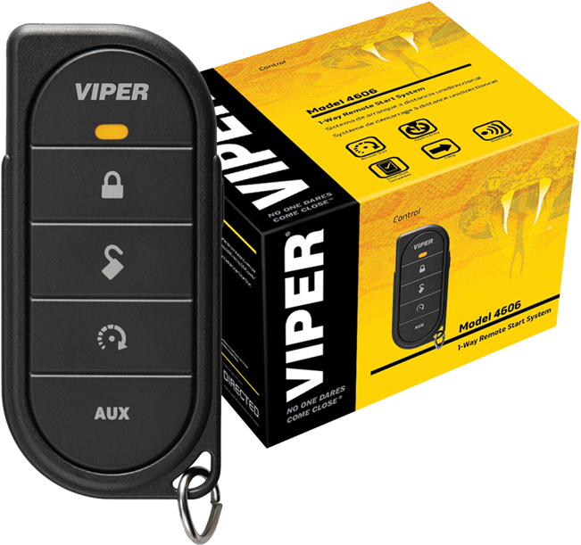Viper 4606v 1-way Remote Starter - Viper 1 Way Remote Start (750x750), Png Download