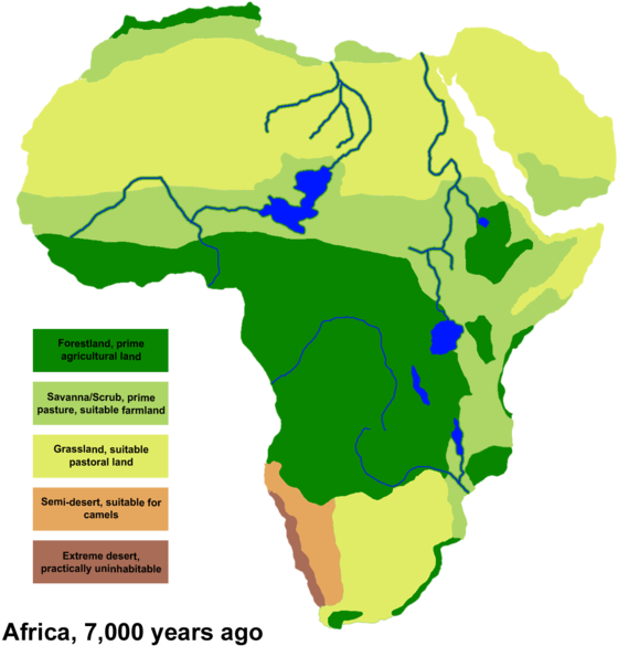 Simon Kuestenmacher - African Savanna Biome Map (600x600), Png Download