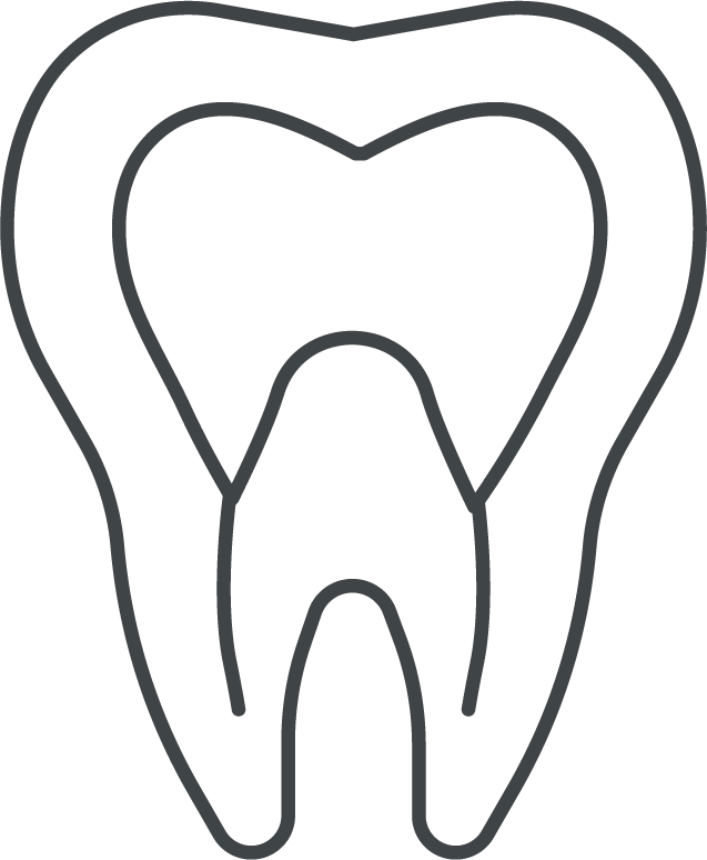 Root Canal Icon - Line Art (637x774), Png Download