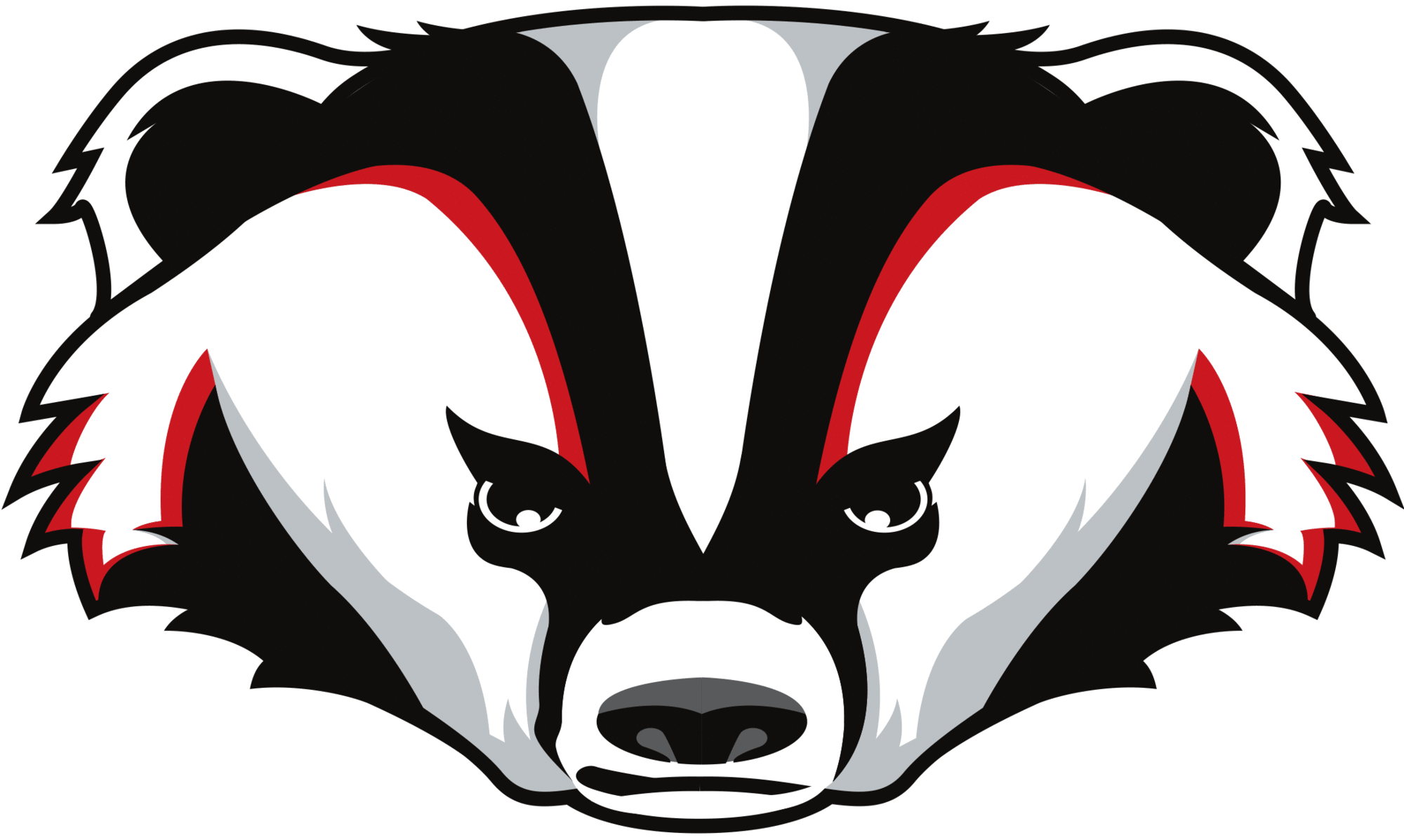 The Beebe Badgers - Beebe High School Mascot (2000x1204), Png Download