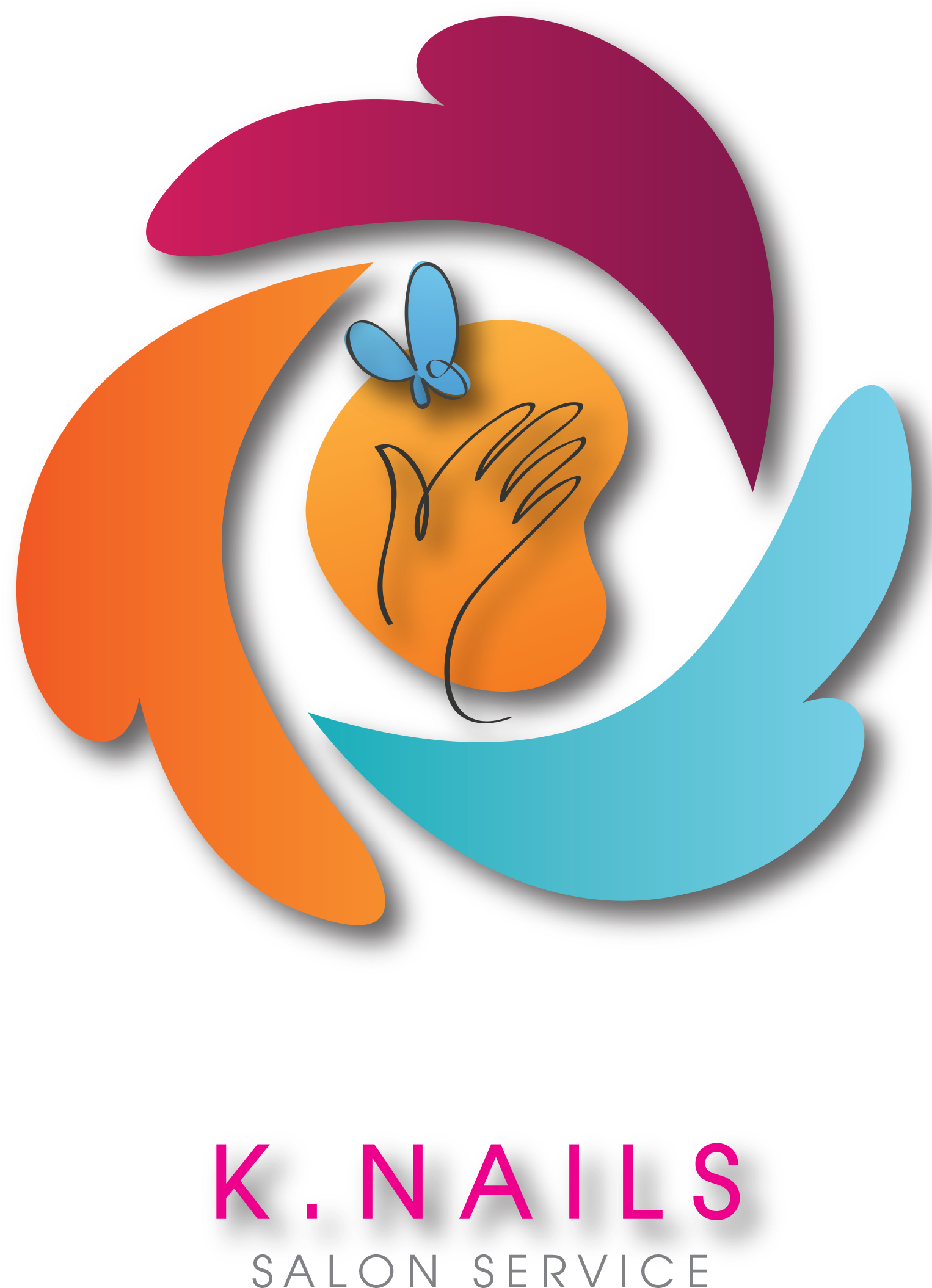 & Pedicurewaxingabout Uspromotioncontact - K Nail Salon Logo (1531x2176), Png Download