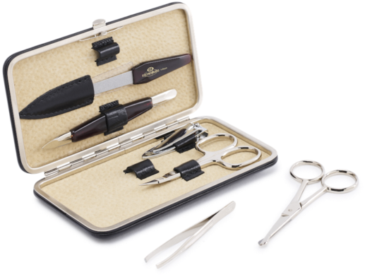 Large Manicure Set - Makeup Brushes (600x600), Png Download