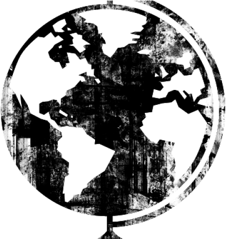 Globe Clipart Grunge - Smk Syubbanul Wathon (640x480), Png Download