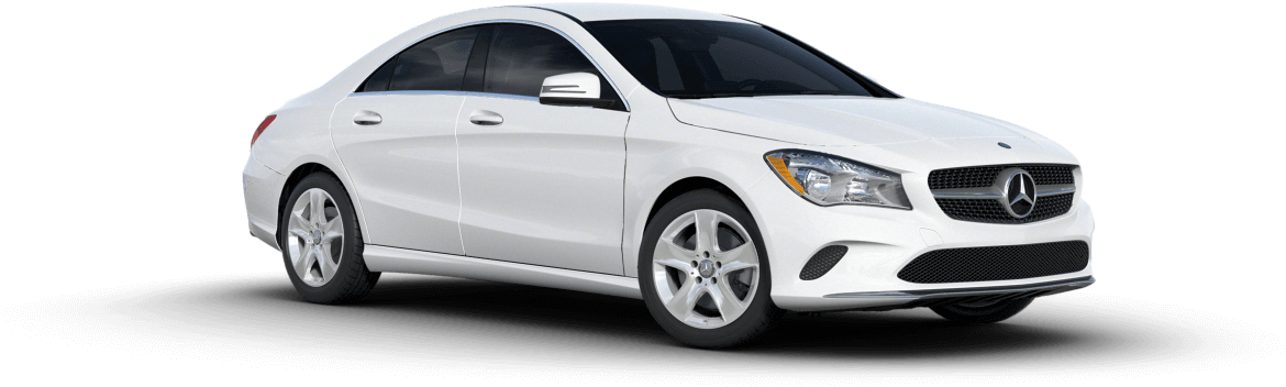 Cirrus White - Mercedes Cla White 2018 (1200x450), Png Download