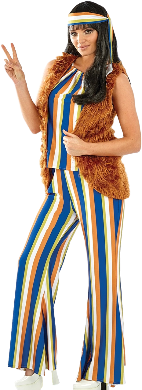 Click To View Full Size Image - 70's Womens Fancy Dress (484x1280), Png Download