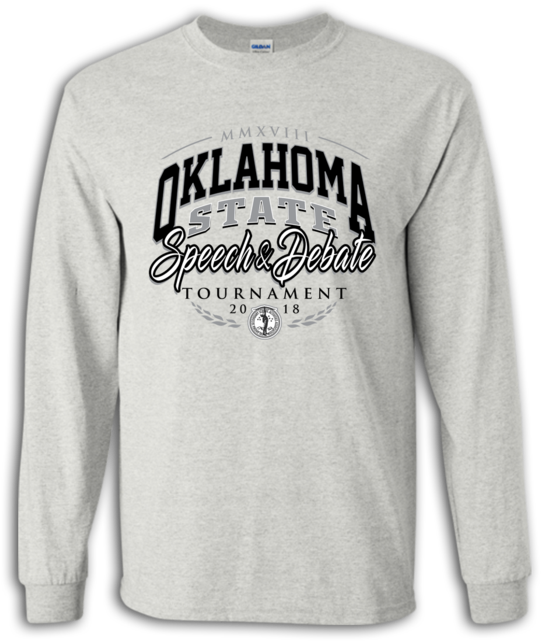 2018 Ossaa State Championship Speech & Debate Long - Long-sleeved T-shirt (700x700), Png Download
