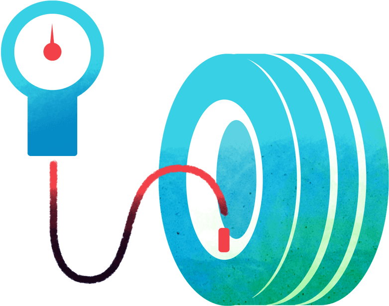 Fleetgo Tyre Pressure Monitoring - Circle (1003x662), Png Download