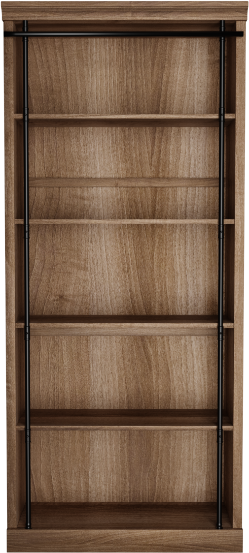Preview Image Set/bokshelf3front - Bookcase (1400x1600), Png Download