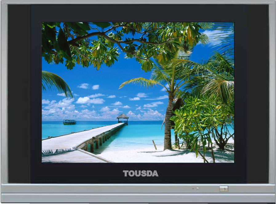 Crt Tv Png - Okinawa Beach (1024x899), Png Download