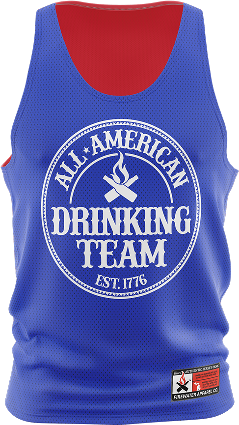 All American Jersey Tank Away Jersey (800x1067), Png Download