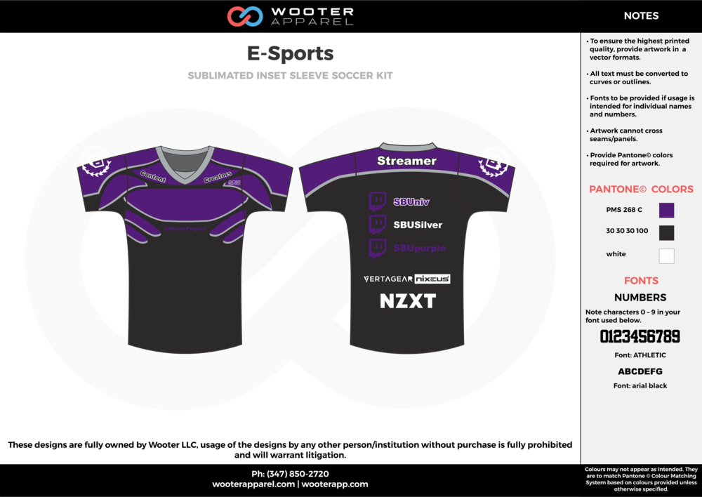 E Sports Purple Black White E Sports Jerseys, Shirts, (1000x708), Png Download