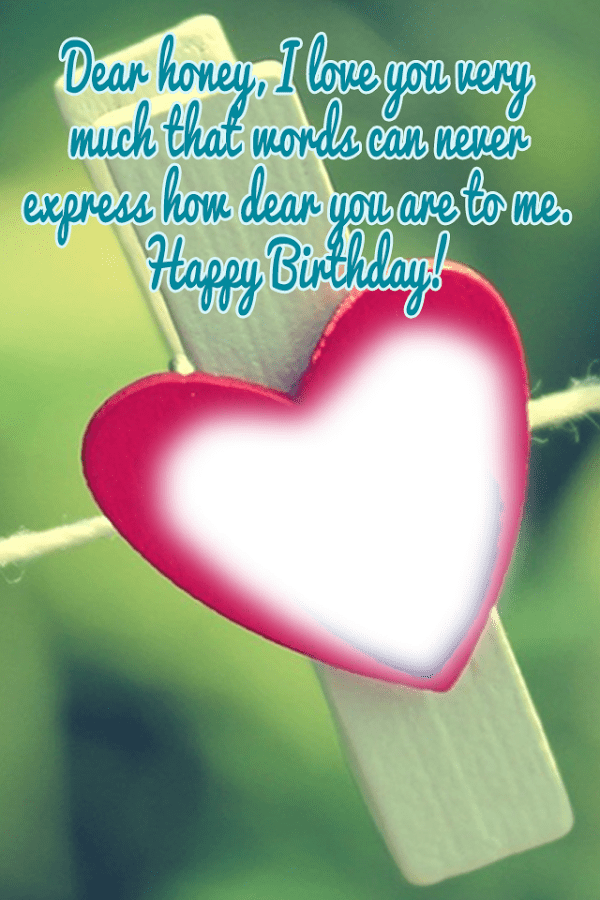 Birthday Photo Frame For Wife - Wife Birthday Photo Frame (600x900), Png Download