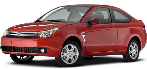 2008 Honda Fit 5dr Hb Man Vs 2008 Ford Focus 2dr Cpe - 2016 Chevy Malibu Grey Ls (640x480), Png Download