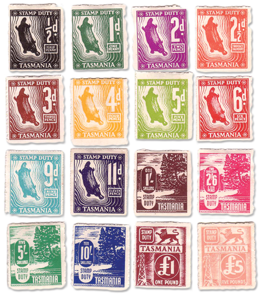 Figure 17 Tas Rev - Postage Stamp (529x600), Png Download