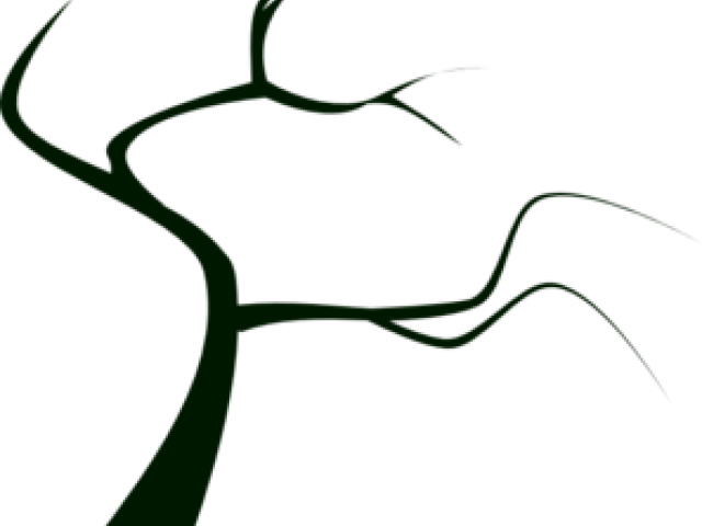 Dead Tree Drawing Black And White (640x480), Png Download