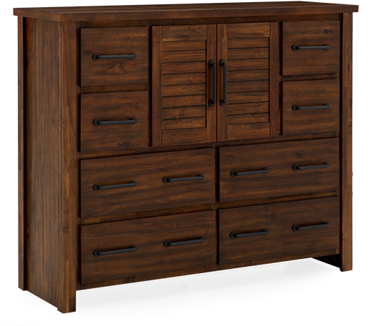 Image For Wood 8 Drawer Dresser - Cabinetry (519x804), Png Download