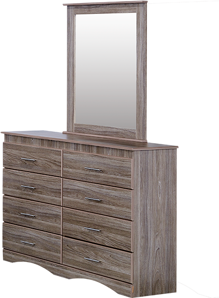 Image For 8 Drawer Dresser And Matching Mirror - Dresser (519x804), Png Download