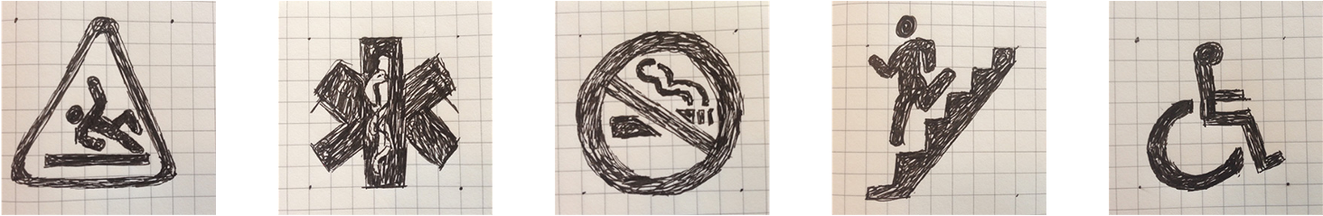 For The Icon Design Portion Of The Evening I Went The - Sketch (1600x424), Png Download