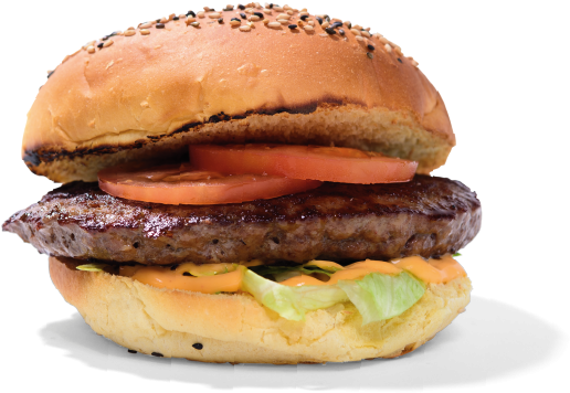 Classic Burger - Johnnys Burger Arnhem (600x600), Png Download