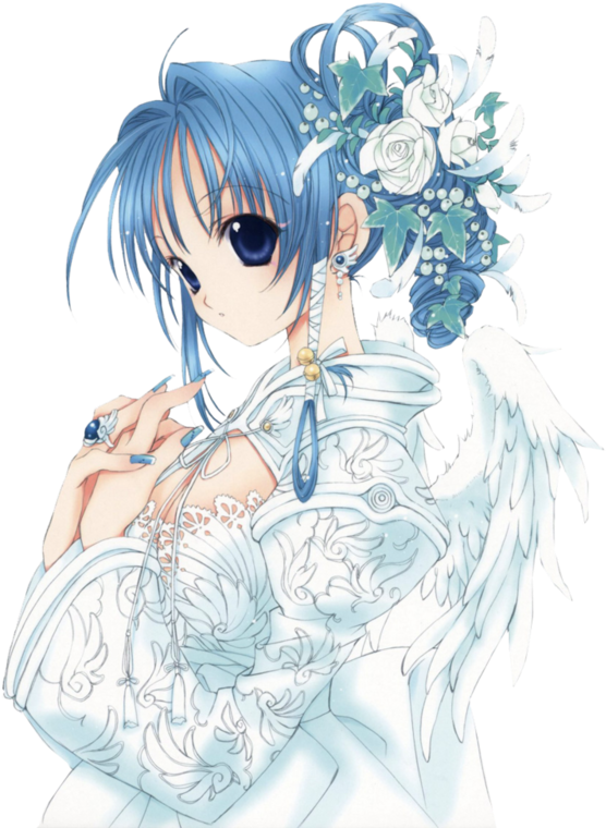 Cute Anime Dark Angel Photo - Anime Angel (583x800), Png Download