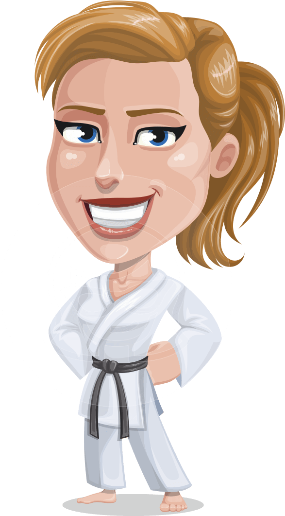 Danielle The Karate Woman (957x1060), Png Download