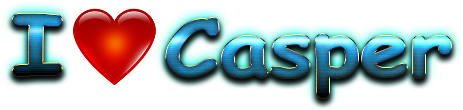 Casper Love Name Heart Design Png - Heart (1270x294), Png Download