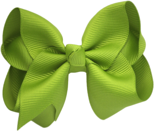 3 Inch Solid Color Hair Bows - Satin (600x600), Png Download