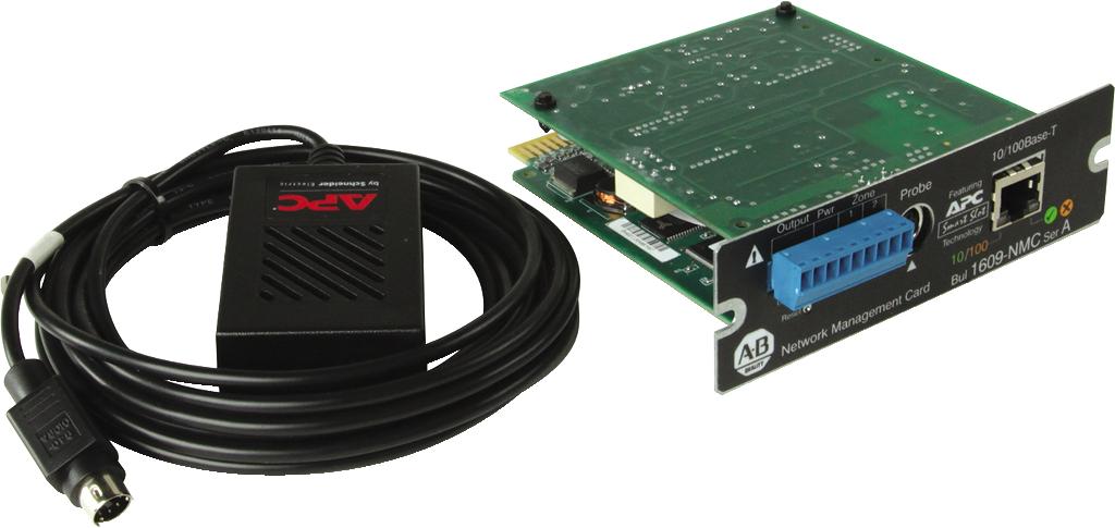 Ups Network Management Card - Electrical Connector (1024x485), Png Download