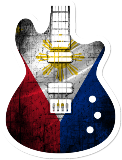 Guitar Flag Philippines - Electric Guitar (650x650), Png Download