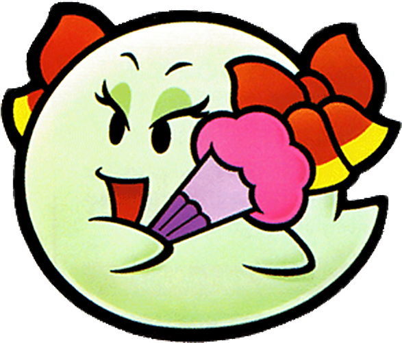 Paper Mario 64 Lady Bow (608x544), Png Download