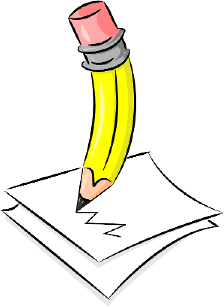 Writing Pencil Clipart 19 Pencil Writing Black And - Clip Art (1024x1024), Png Download