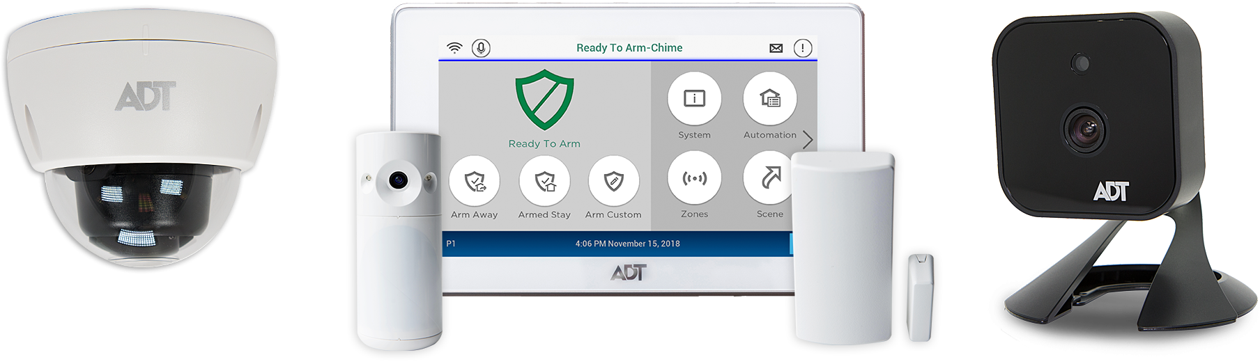 Video Footage Can Be Stored On-site Or In The Cloud - Gadget (2038x690), Png Download