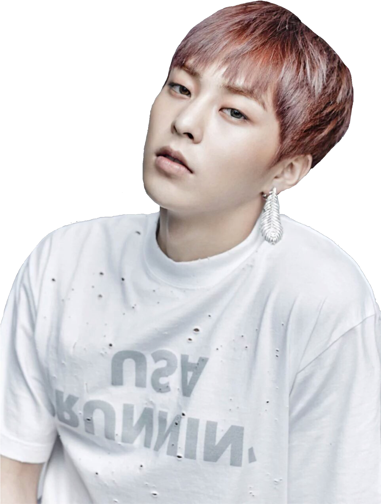 Xiumin Transparent - Xiumin W Magazine (1280x1860), Png Download