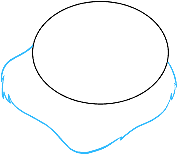 How To Draw Grinch - Circle (680x678), Png Download